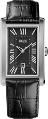 HUGO BOSS 1512708 stainless steel leather watch
