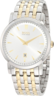 HUGO BOSS 1512721 two-tone stainless steel watch