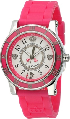 JUICY COUTURE 1900456 stainless steel and rubber watch