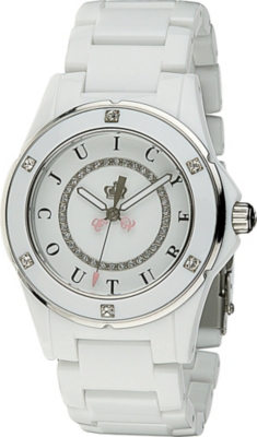 JUICY COUTURE 1900579 stainless steel and acetate watch