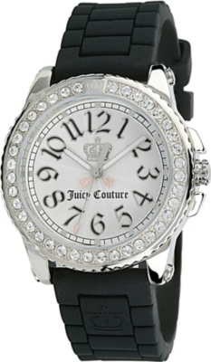 JUICY COUTURE 1900704 stainless steel and rubber watch