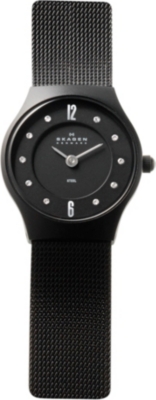 SKAGEN 233XSBSB stainless steel and ceramic watch