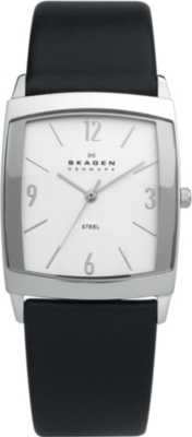 SKAGEN 691LSLS stainless steel square face watch