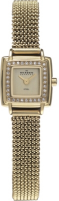 SKAGEN 821XSGG1 stone-set bezel bracelet watch