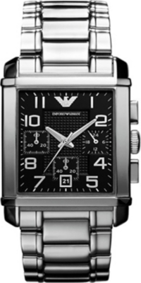 EMPORIO ARMANI AR0334 Stainless steel chronograph watch
