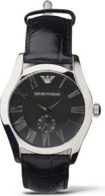 EMPORIO ARMANI AR0643 black dial watch