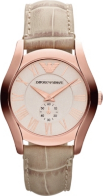 EMPORIO ARMANI AR1670 Classic round rose gold watch