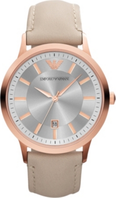 EMPORIO ARMANI AR2466 Classic rose gold-toned watch