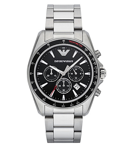 EMPORIO ARMANI - Stainless steel watch | Selfridges.com