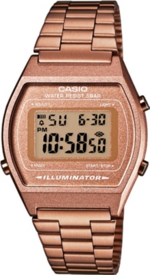 CASIO B640WC5AEF unisex rose gold-plated digital watch