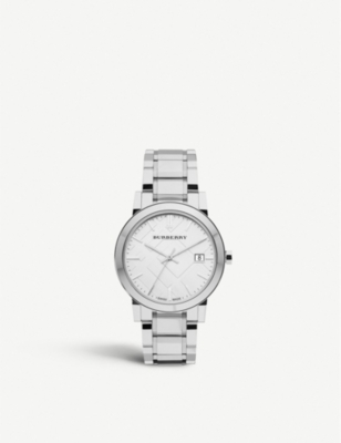 BURBERRY BU9000 stainless steel bracelet watch