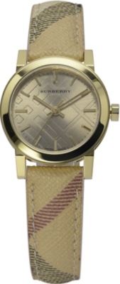 BURBERRY BU9219 The City steel and leather watch
