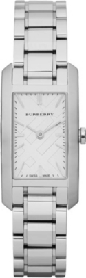 BURBERRY BU9500 Stainless steel rectangular watch