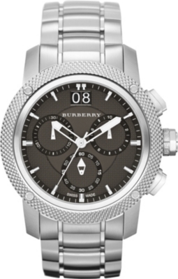 BURBERRY BU9800 Stainless steel chronograph sports watch