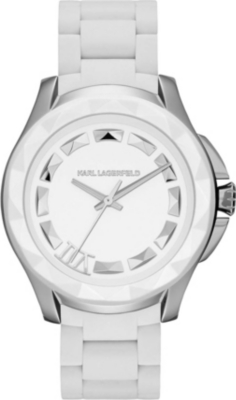 KARL LAGERFELD WATCHES KL1014 round stainless steel watch