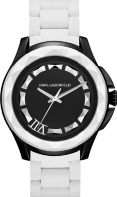 KARL LAGERFELD WATCHES KL1015 round monochrome watch
