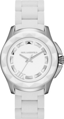KARL LAGERFELD WATCHES KL1016 round stainless steel watch