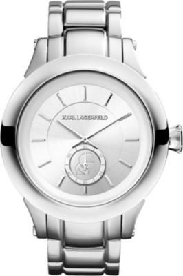 KARL LAGERFELD WATCHES KL1203 round stainless steel watch