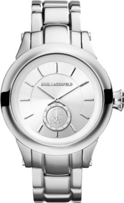 KARL LAGERFELD WATCHES KL1204 round stainless steel watch