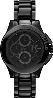 KARL LAGERFELD WATCHES KL1402 stainless steel chronograph watch