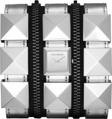 KARL LAGERFELD WATCHES KL2007 round stainless steel watch