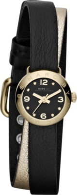 MARC BY MARC JACOBS MBM1257 Amy gold-toned leather watch