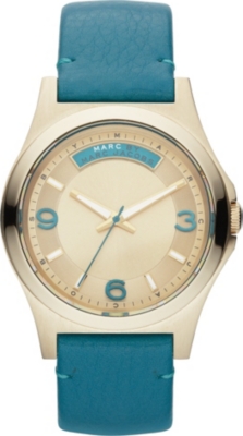 MARC BY MARC JACOBS MBM1263 Baby Dave gold-toned leather watch