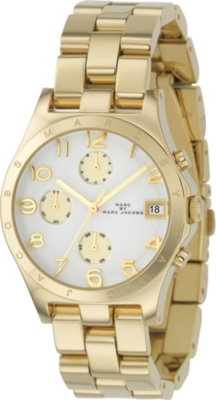 MARC BY MARC JACOBS MBM3039 Gold-plated chronograph watch