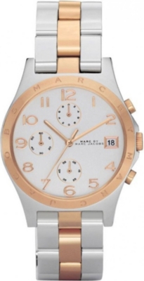MARC BY MARC JACOBS mbm3070 stainless steel and rose gold plated watch