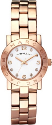 MARC BY MARC JACOBS MBM3078 Mini Amy rose gold-plated watch