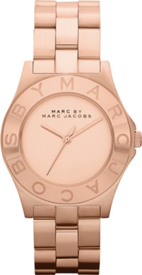 MARC BY MARC JACOBS MBM3127 Blade rose gold-plated watch