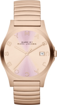 MARC BY MARC JACOBS MBM3238 Henry rose gold-toned stainless steel watch
