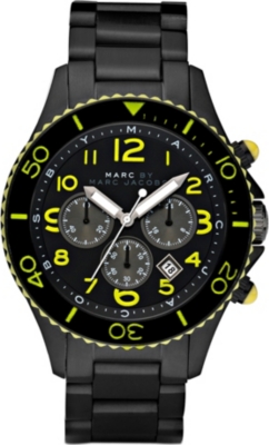 MARC BY MARC JACOBS MBM5026 Rock Diver carbon chronograph watch