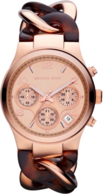 MICHAEL KORS MK4269 rose-gold chronograph watch