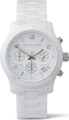 MICHAEL KORS MK5161 ceramic chronograph watch