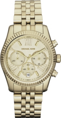 MICHAEL KORS MK5556 gold-plated chronograph watch