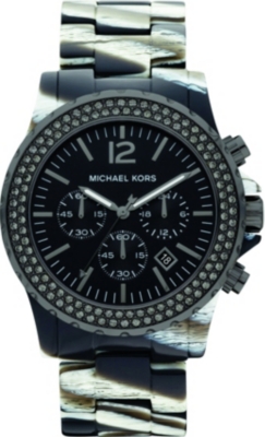 MICHAEL KORS MK5599 Safari resin chronograph watch