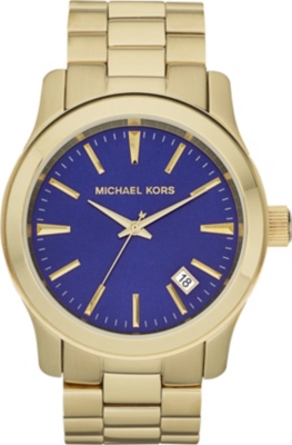 MICHAEL KORS MK7049 Runway gold-plated chronograph watch