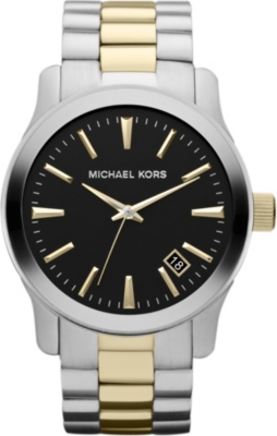 MICHAEL KORS MK7064 Stainless steel and gold-plated watch