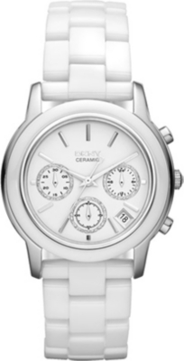 DKNY NY8313 Ceramix chronograph white watch