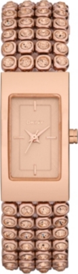 DKNY NY8560 rose gold-plated watch