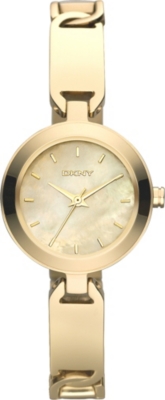DKNY NY8614 gold-plated watch