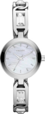 DKNY NY8617 silver-plated watch