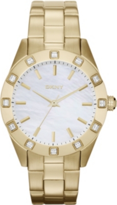DKNY NY8661 gold-toned watch