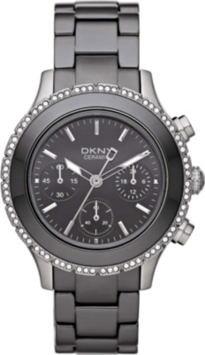 DKNY NY8671 ceramic chronograph watch