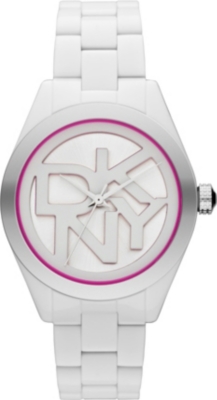 DKNY NY8752 Colour Burst steel and resin watch