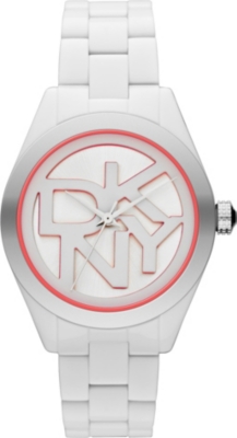 DKNY NY8753 Colour Burst steel and resin watch