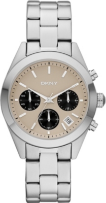 DKNY NY8766 stainless steel chronograph watch
