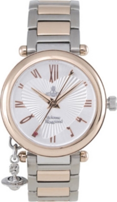 VIVIENNE WESTWOOD Orb rose gold and silver ladies' watch