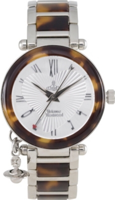 VIVIENNE WESTWOOD Orb tortoiseshell ladies watch